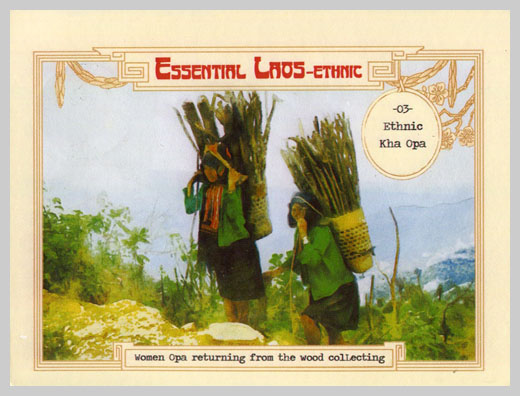 #ໃປສະນີບັດ# Carte postale Essential Laos #05 lao-collectibles.